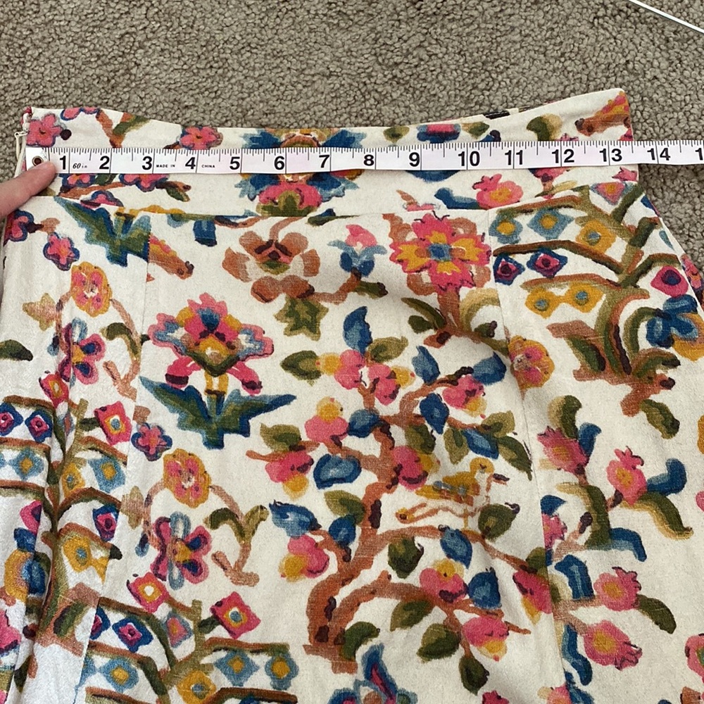 Sezane Floral Midi Skirt - Multicolor - Picture 12 of 12